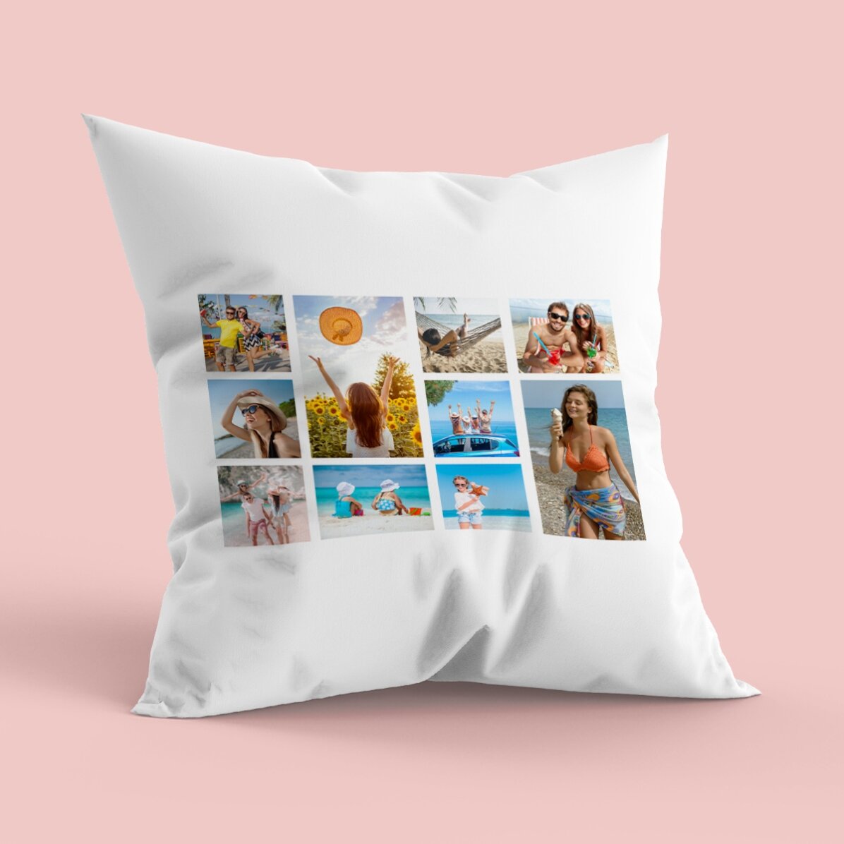 Pernă personalizată cu 10 poze
