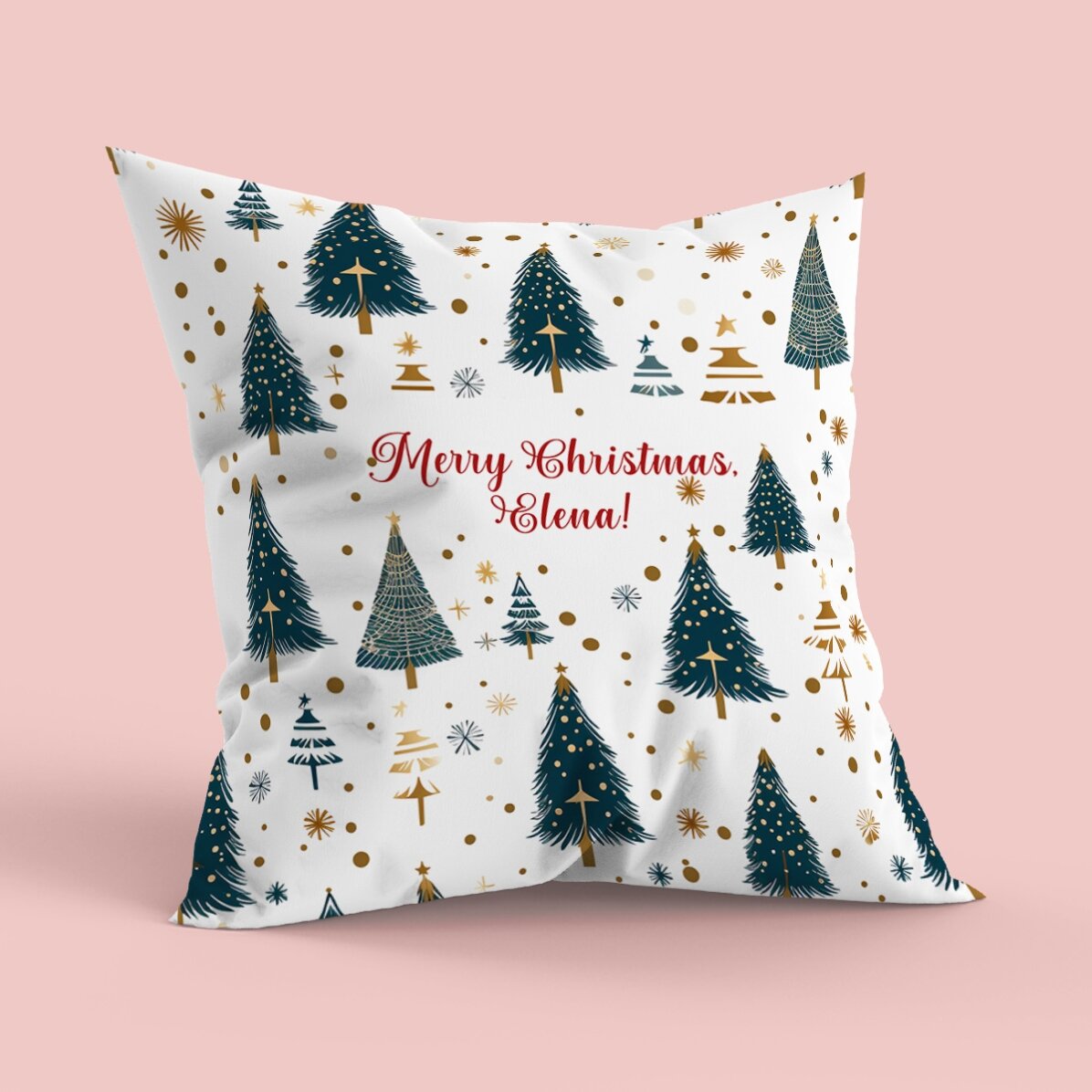 Pernă personalizată cu mesaj - Christmas tree