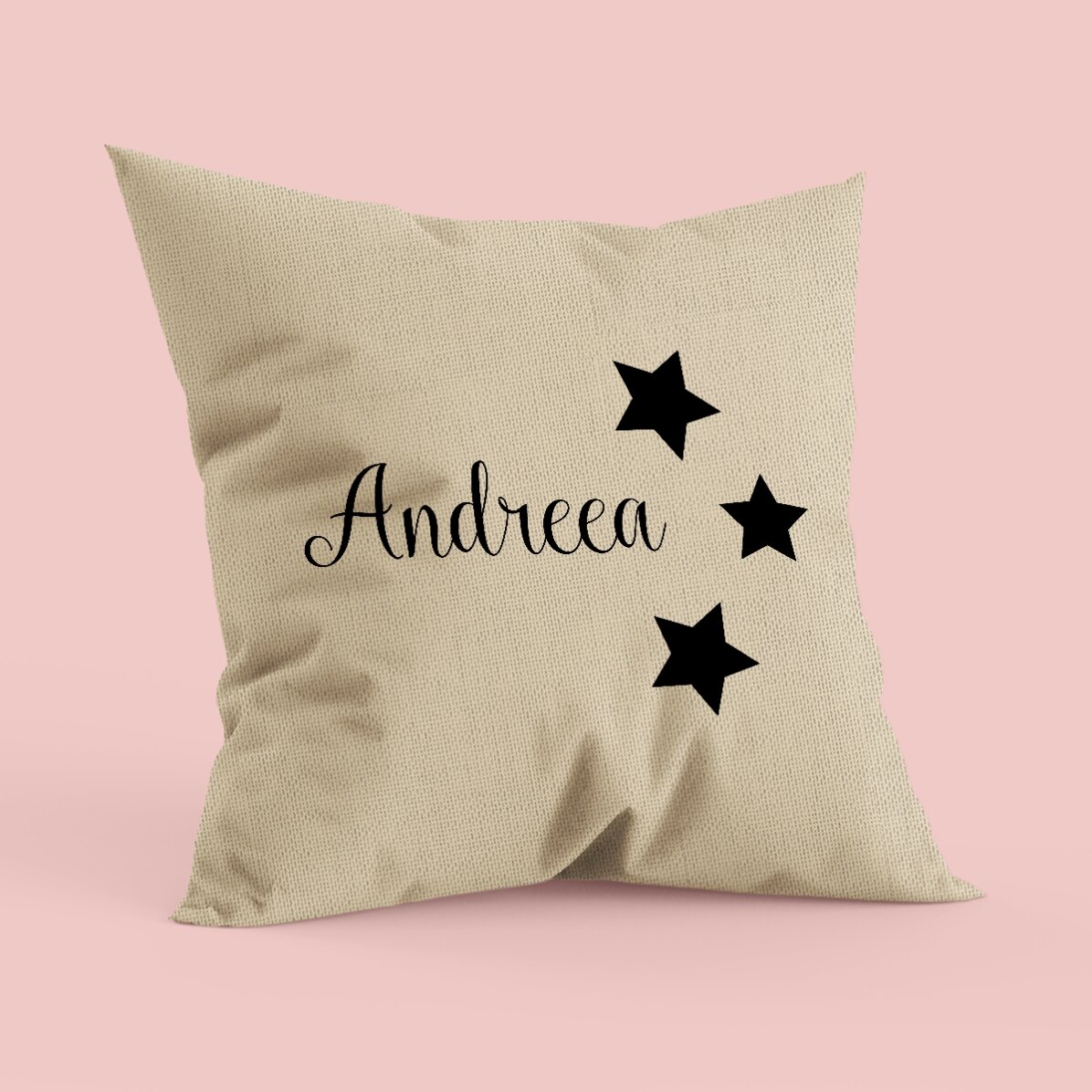 Pernă personalizată cu nume - stars - In