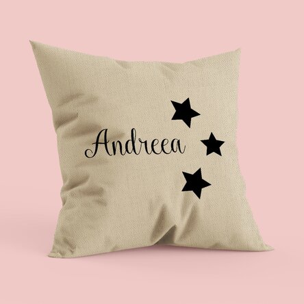 Pernă personalizată cu nume - stars - In