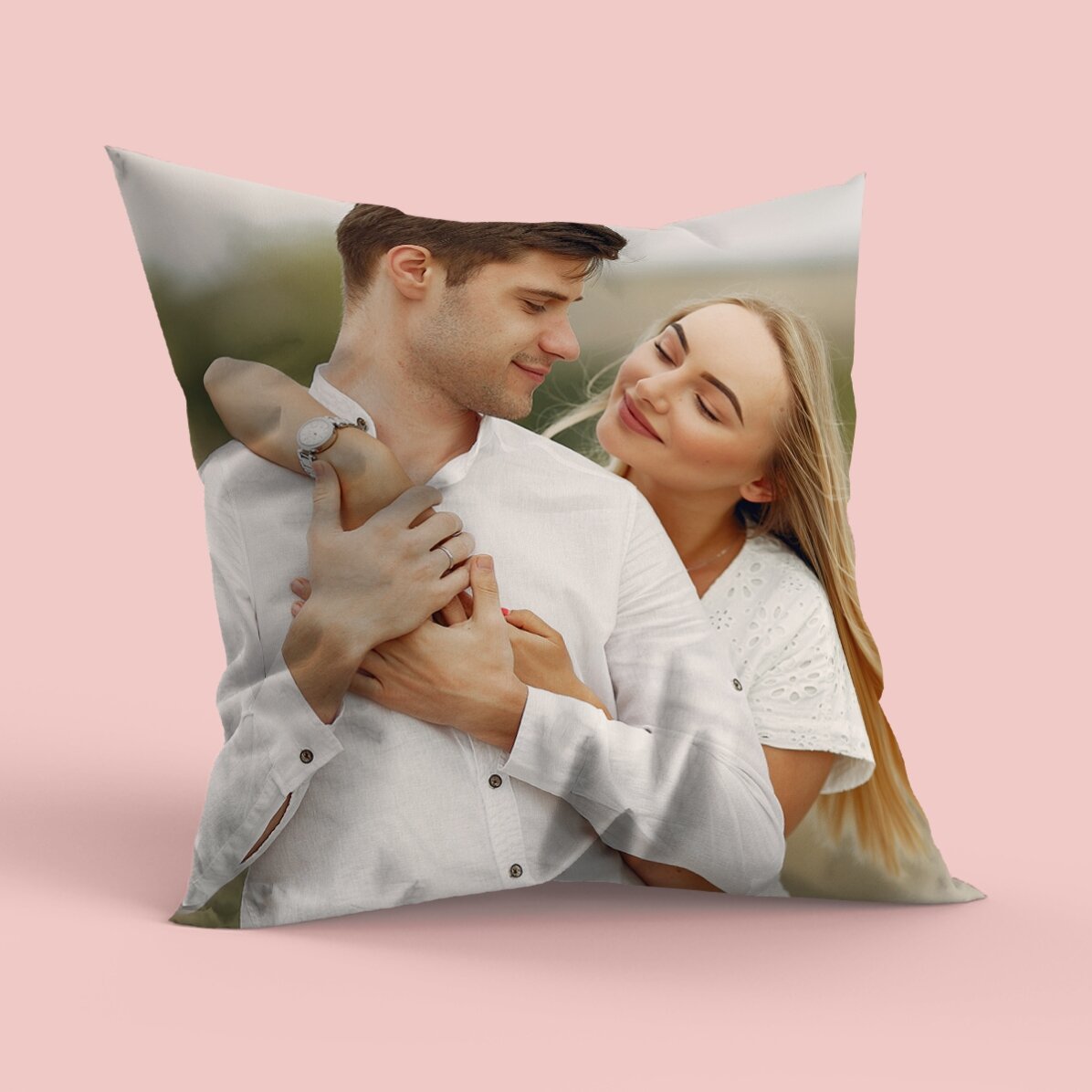 Personalised cushion with a photo - large format