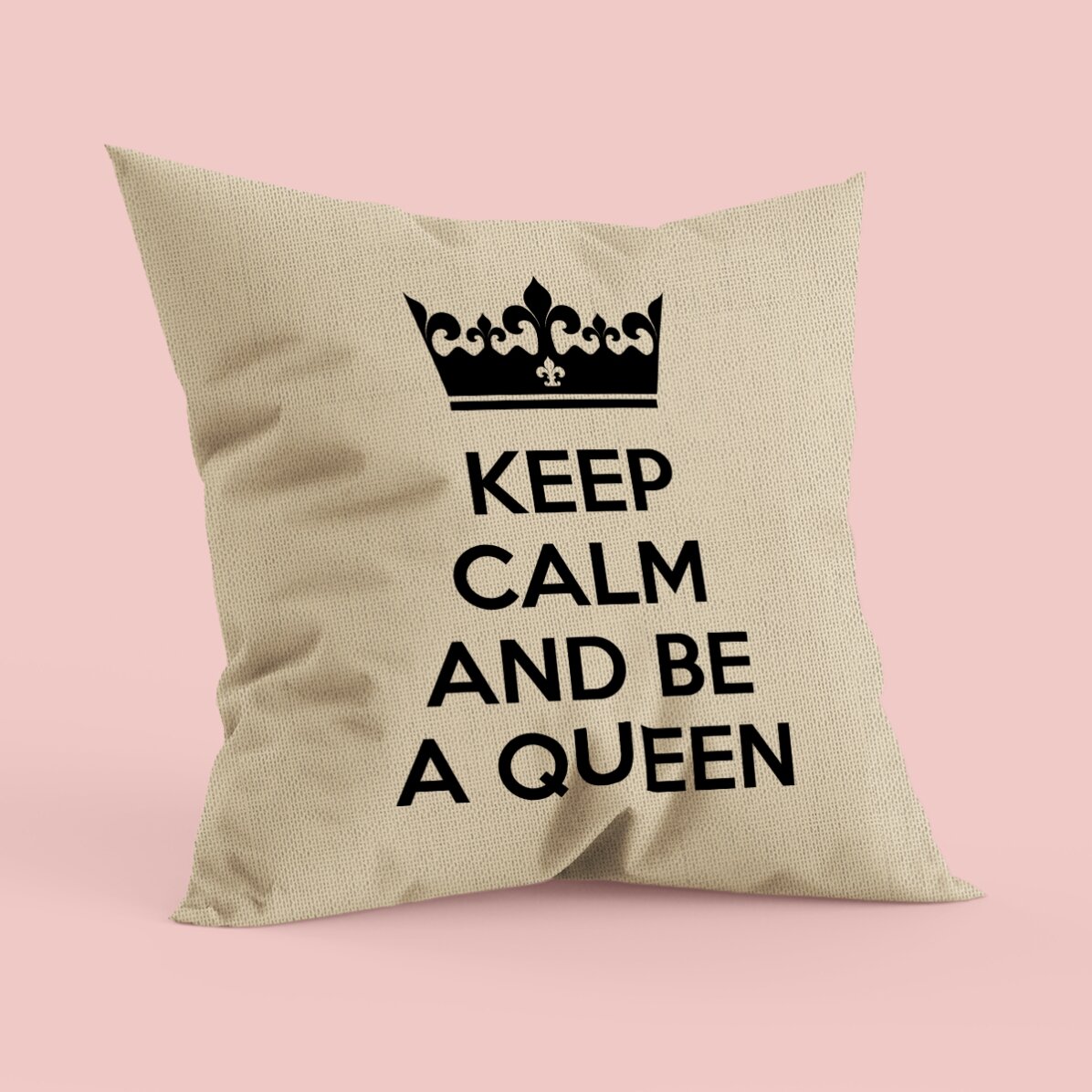 Pernă personalizată cu text - Keep Calm - In