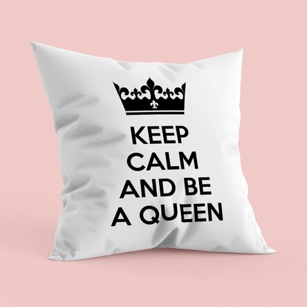 Pernă personalizată cu text - Keep Calm