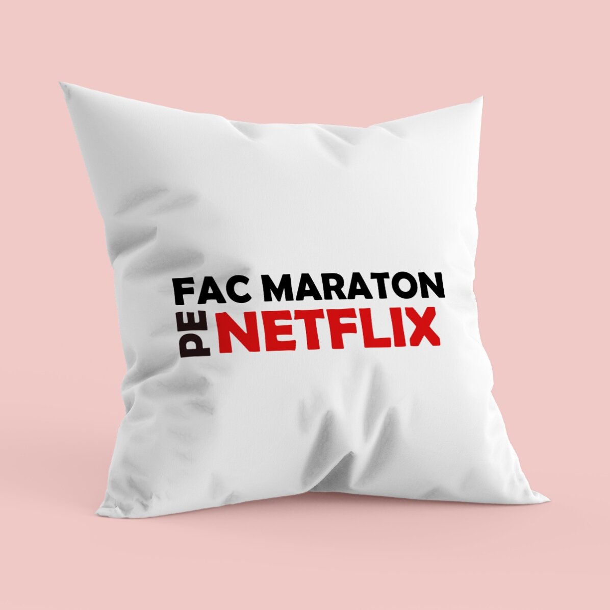 Pernă personalizată cu text - Maraton