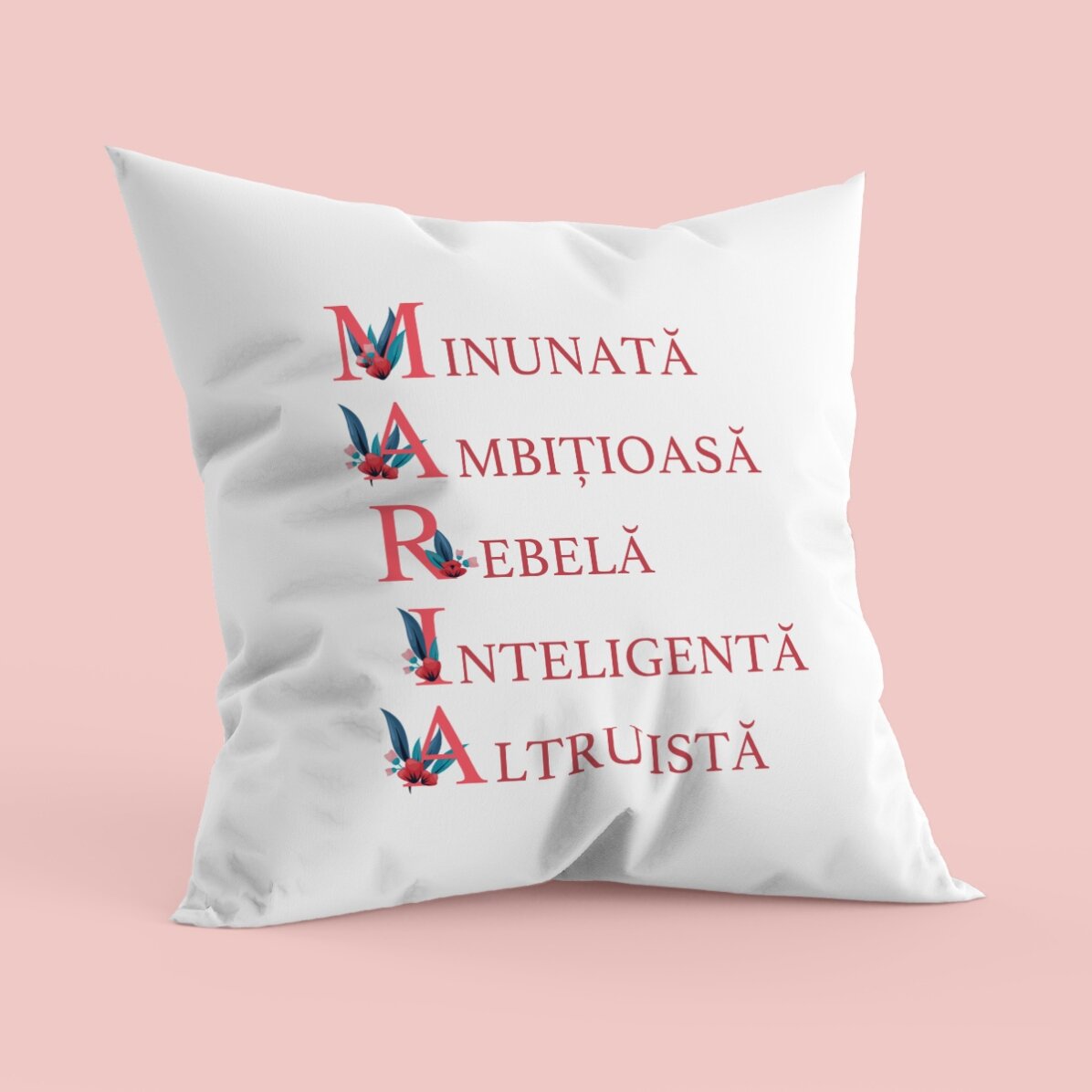 Pernă personalizată cu text - Maria