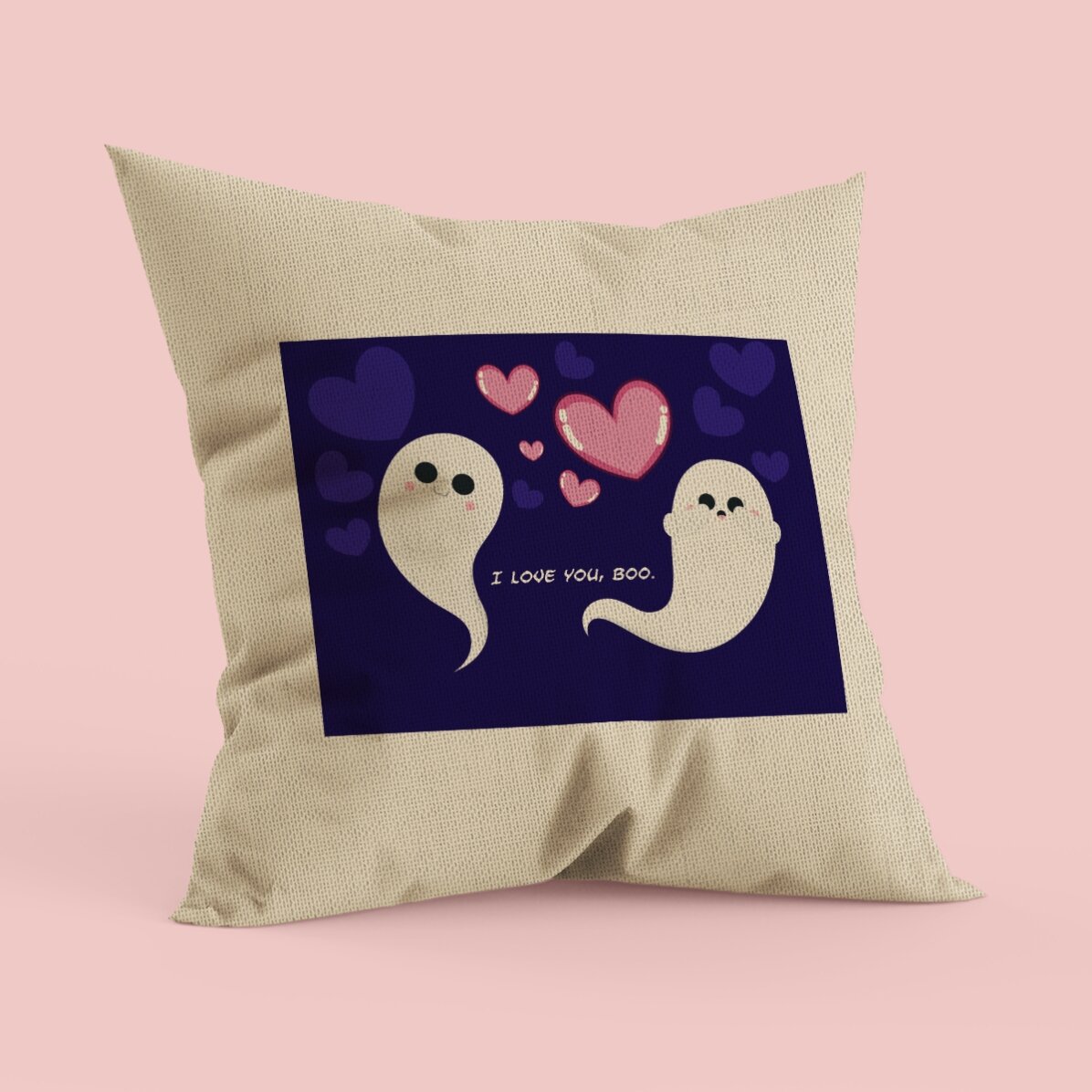 Pernă personalizată cu text - model Halloween - In