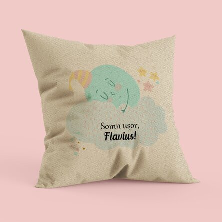 Pernă personalizată cu text - Sweet dreams - In