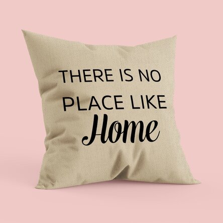 Pernă personalizată cu text - There is no place like home - In