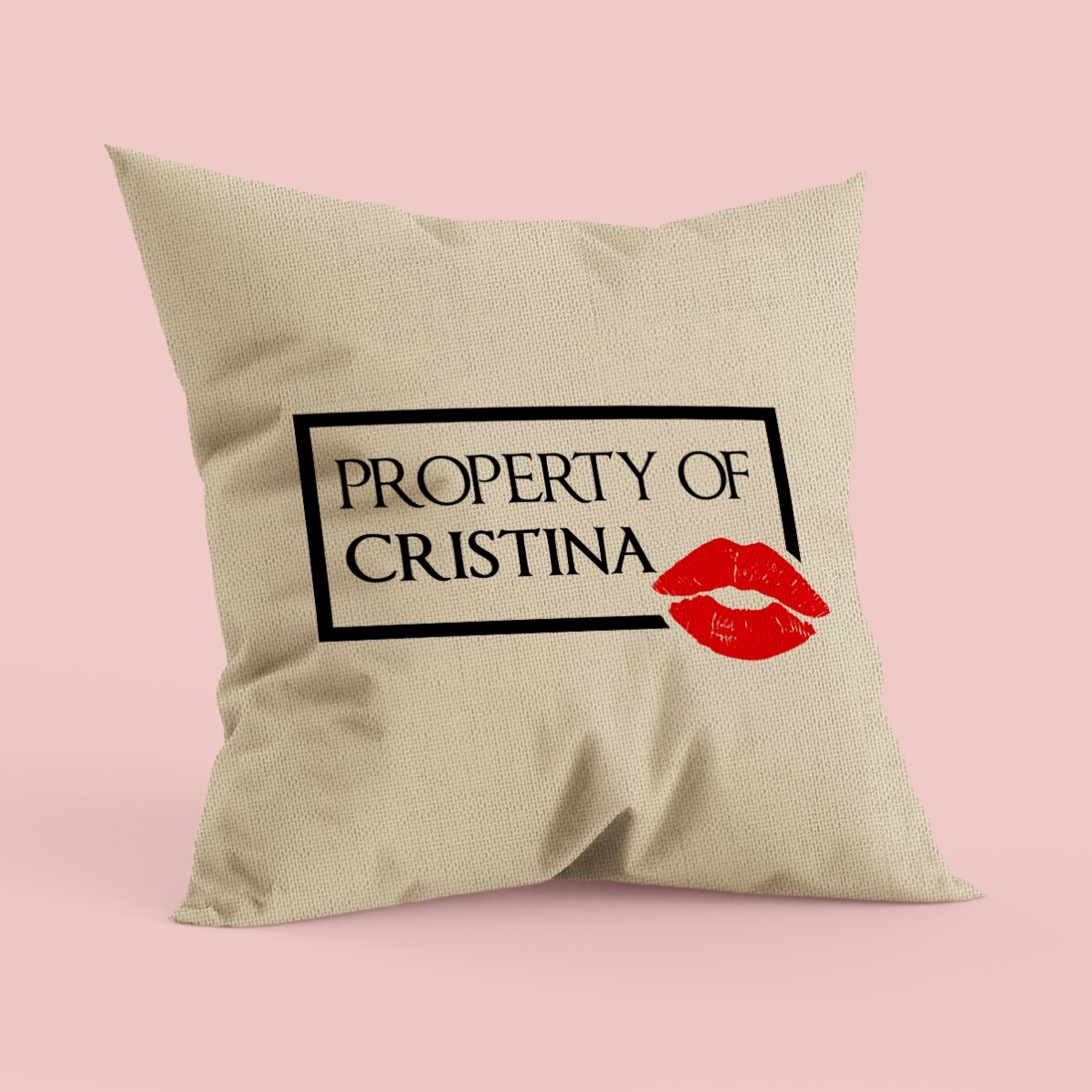 Pernă personalizată - Property Of - In