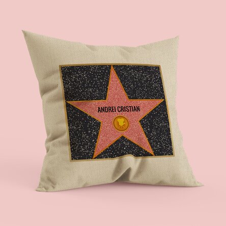 Pernă personalizată - Steaua Recunoștinței - In