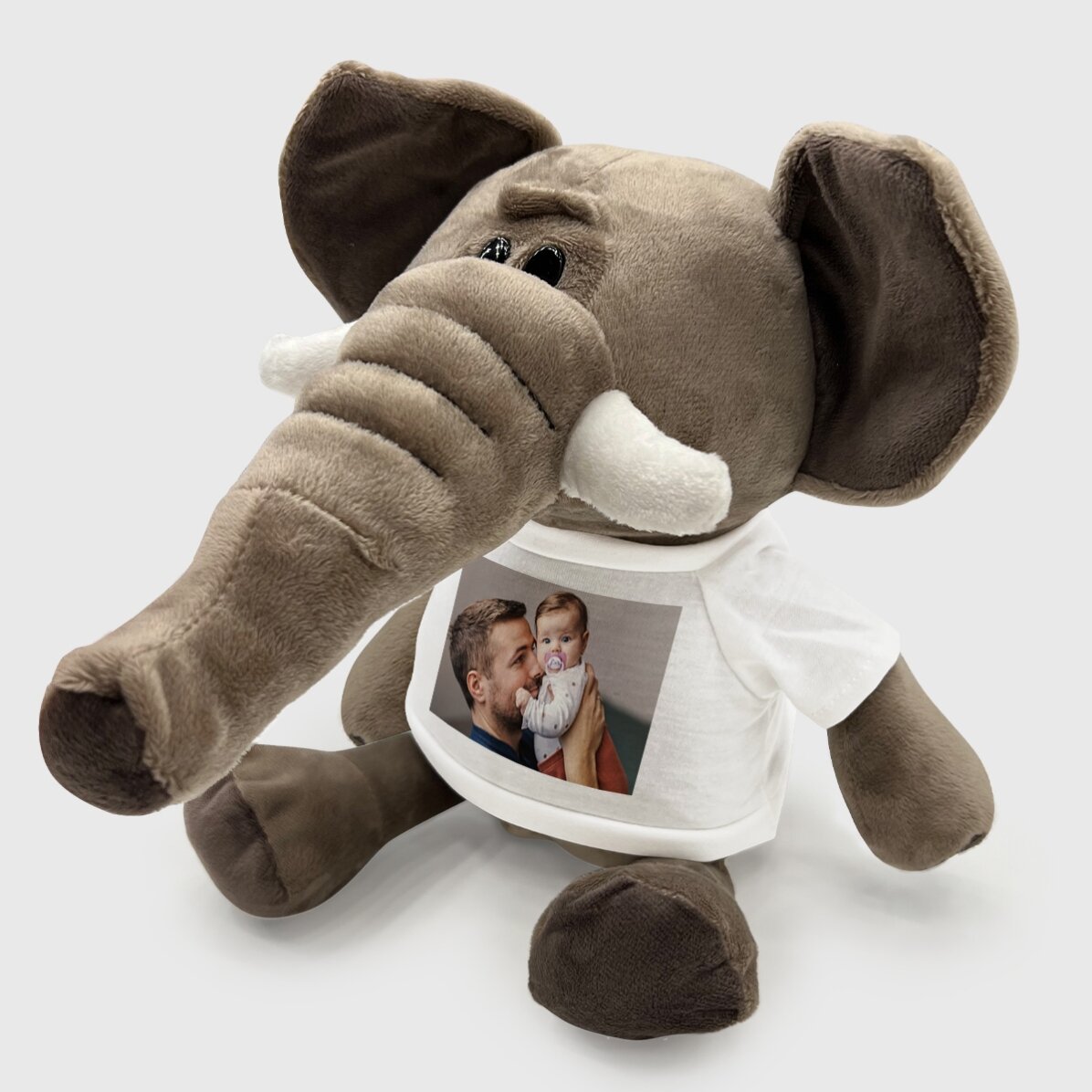 Pluș elefant personalizat cu o poză