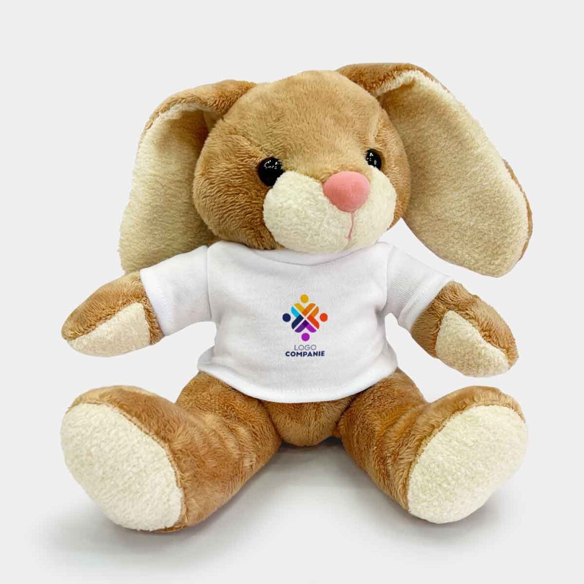 Pluș iepure personalizat cu logo