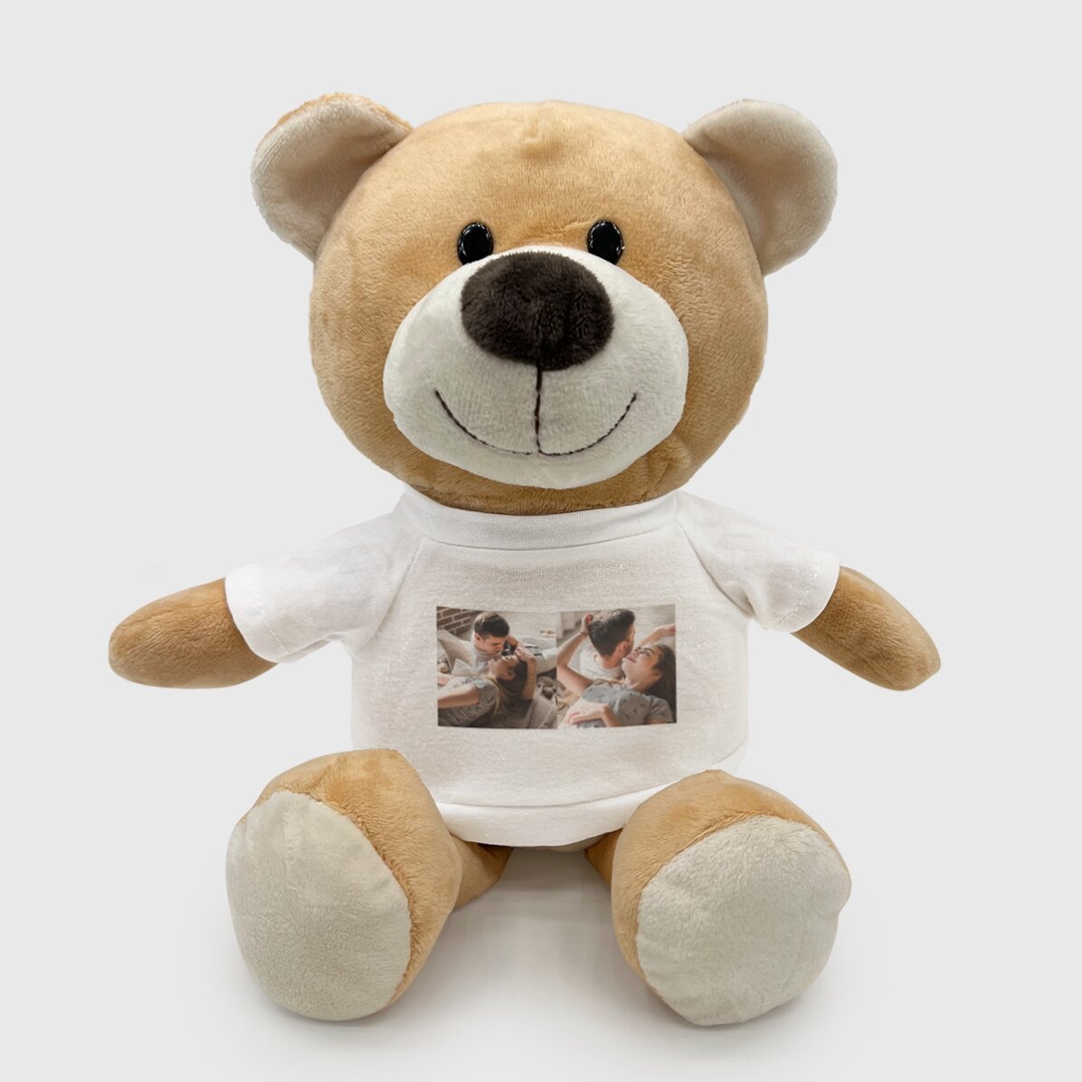 Pluș ursuleț personalizat cu doua poze