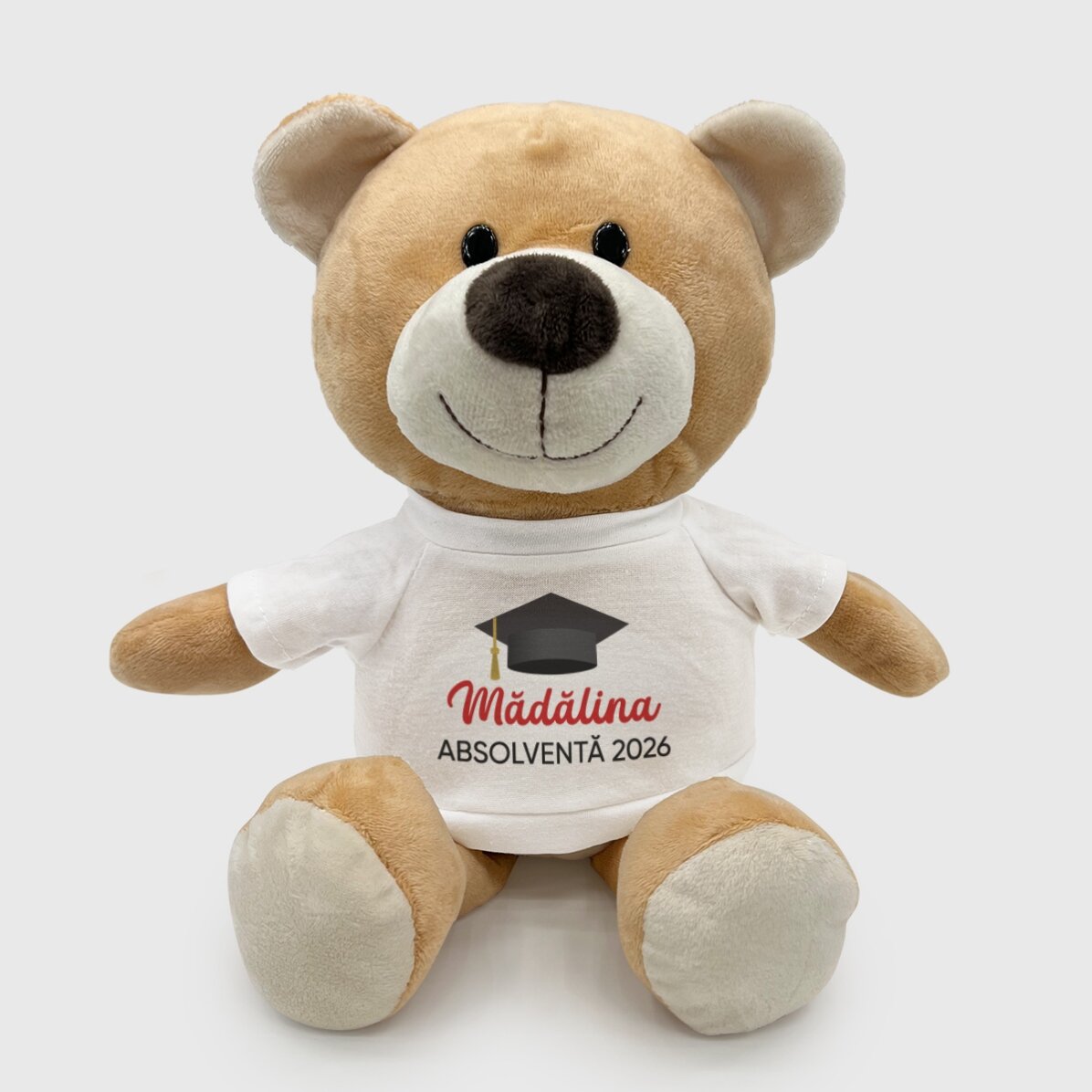 Plus a personalised teddy bear with text – Graduation