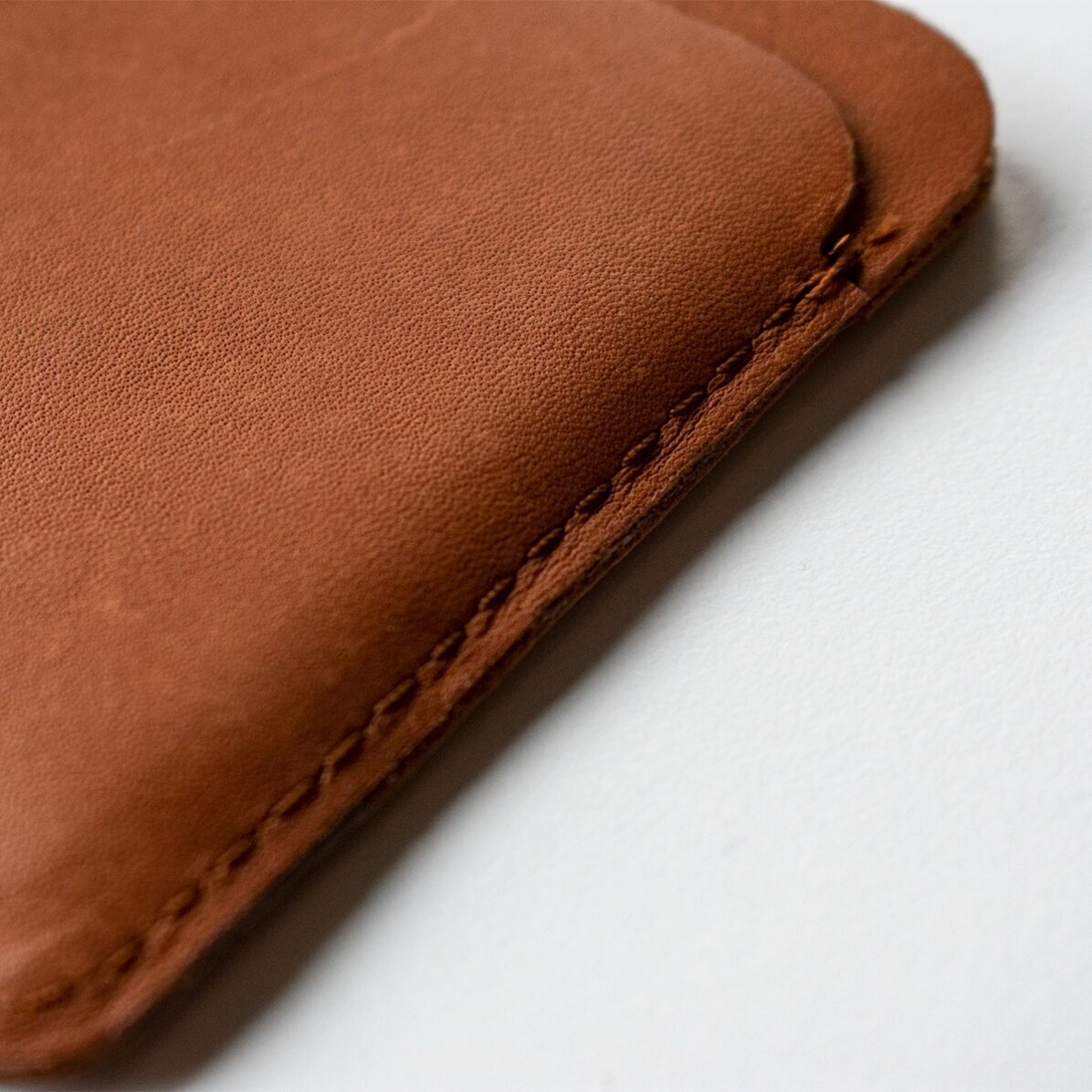 Personalised leather wallet with name - Traditional model