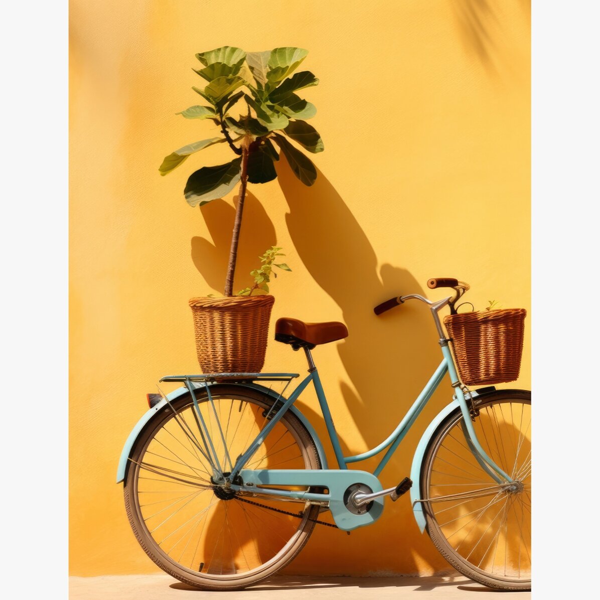 Poster Bicicletă cu plantă