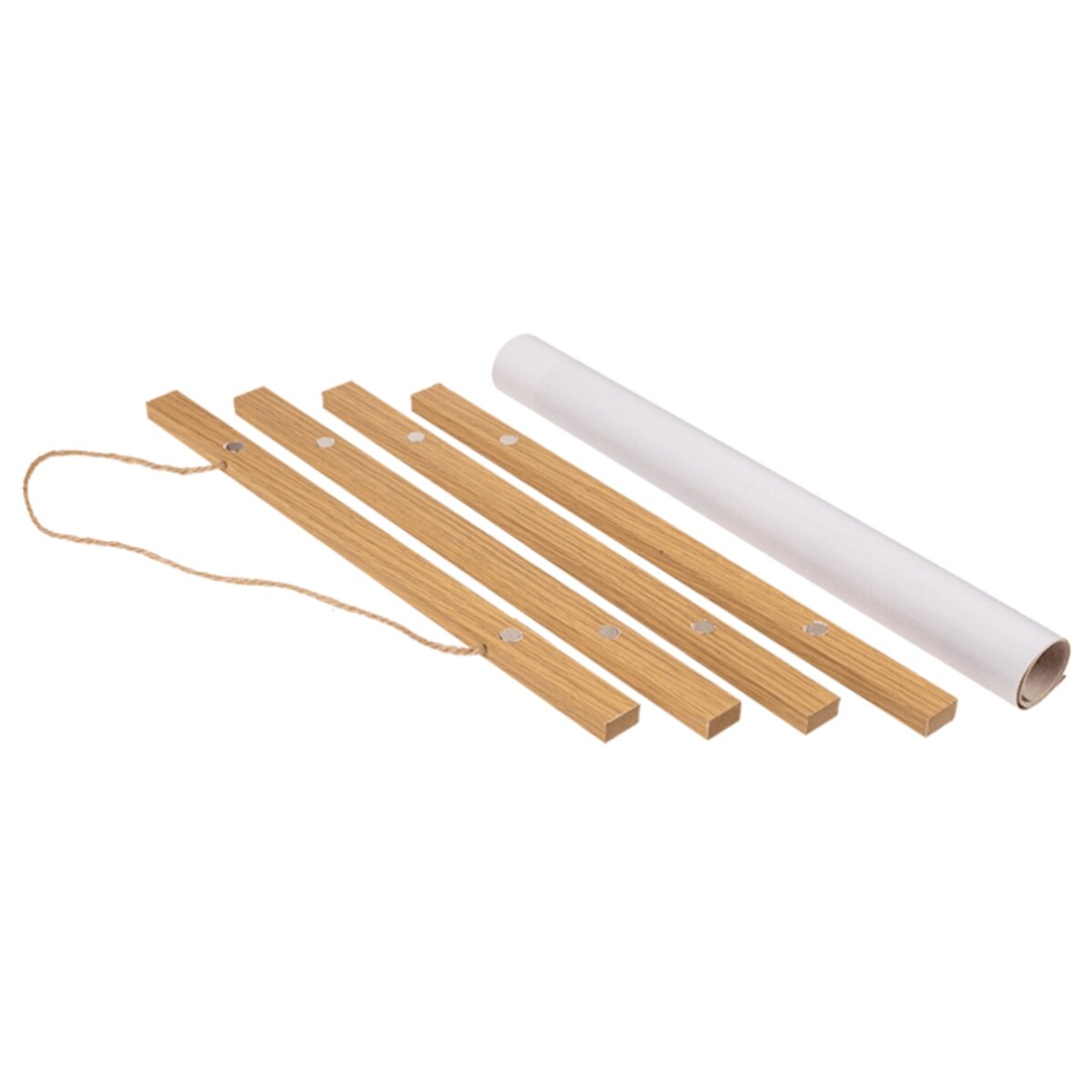 Personalised calendar poster with hangers and a photo