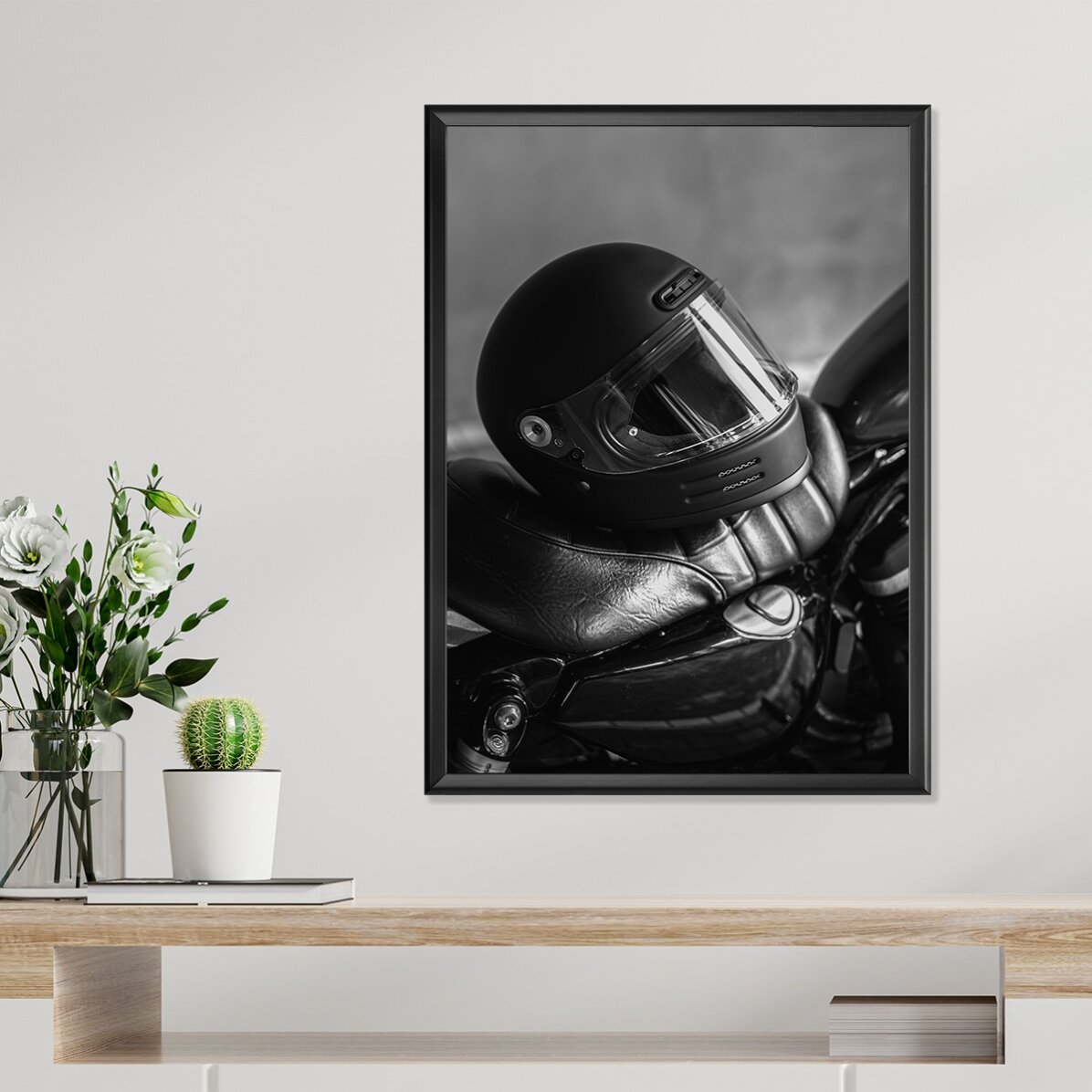 Poster Cască de motociclist