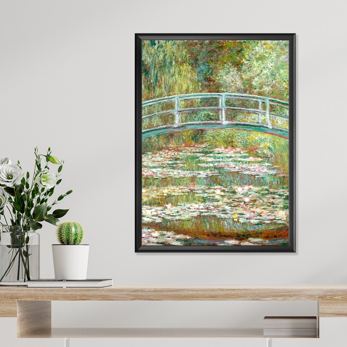 Poster Claude Monet, Podul peste un iaz cu nuferi 1899