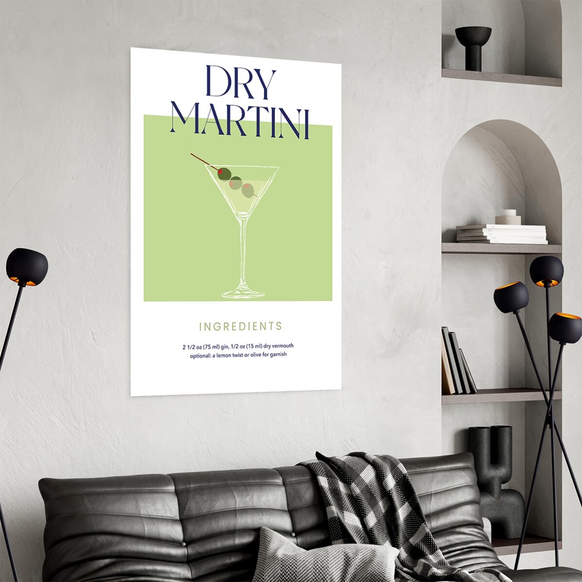 Poster Dry Martini