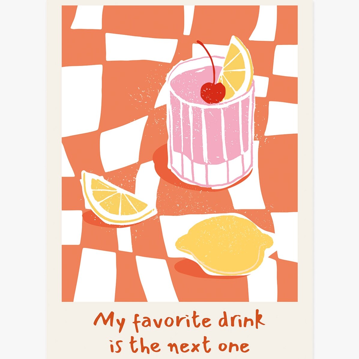 Poster Favorite Drink