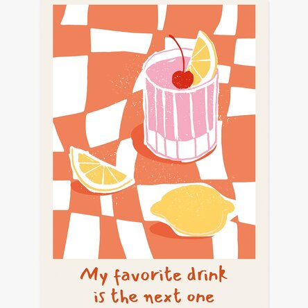 Poster Favorite Drink
