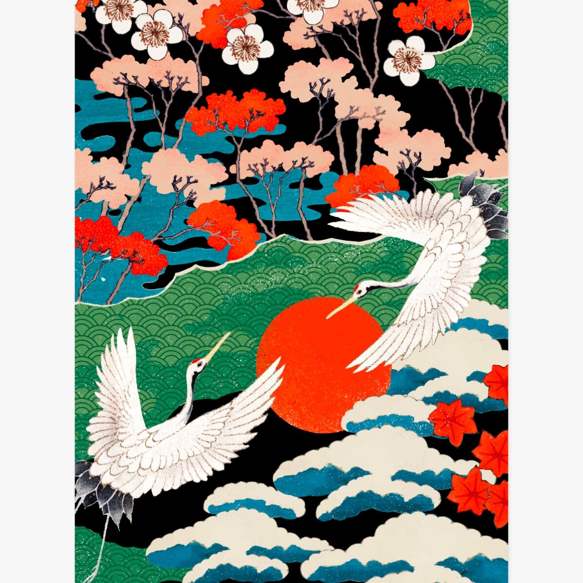 Poster Ilustrație japoneză