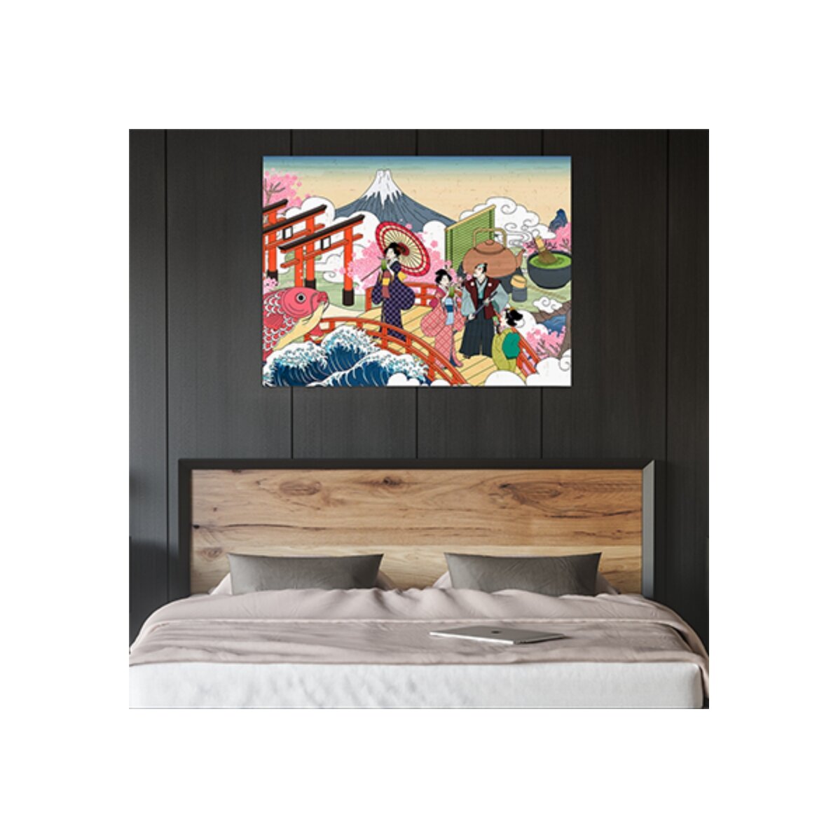 Poster Ilustrație retro japoneză