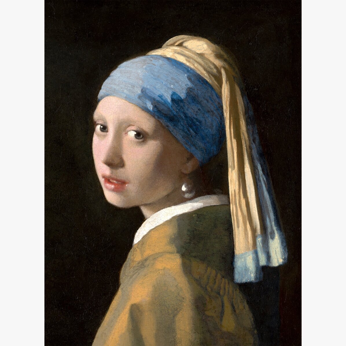 Poster Johannes Vermeer, Fata cu cercel de perlă 1665