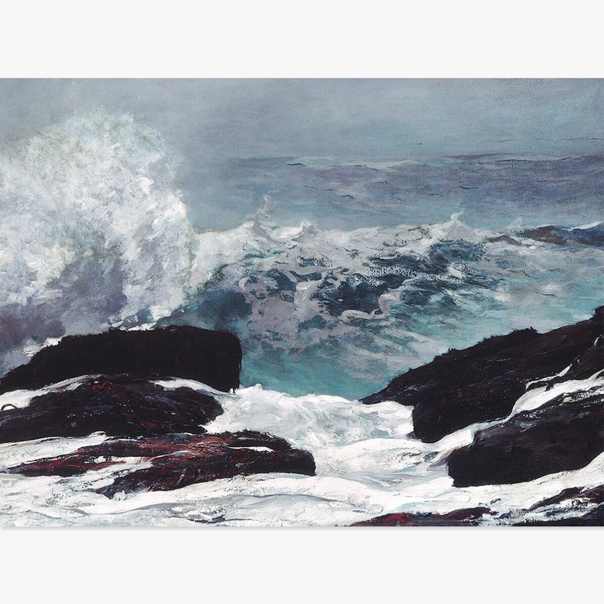 Poster landscape - Winslow Homer - Northeaster 1895
