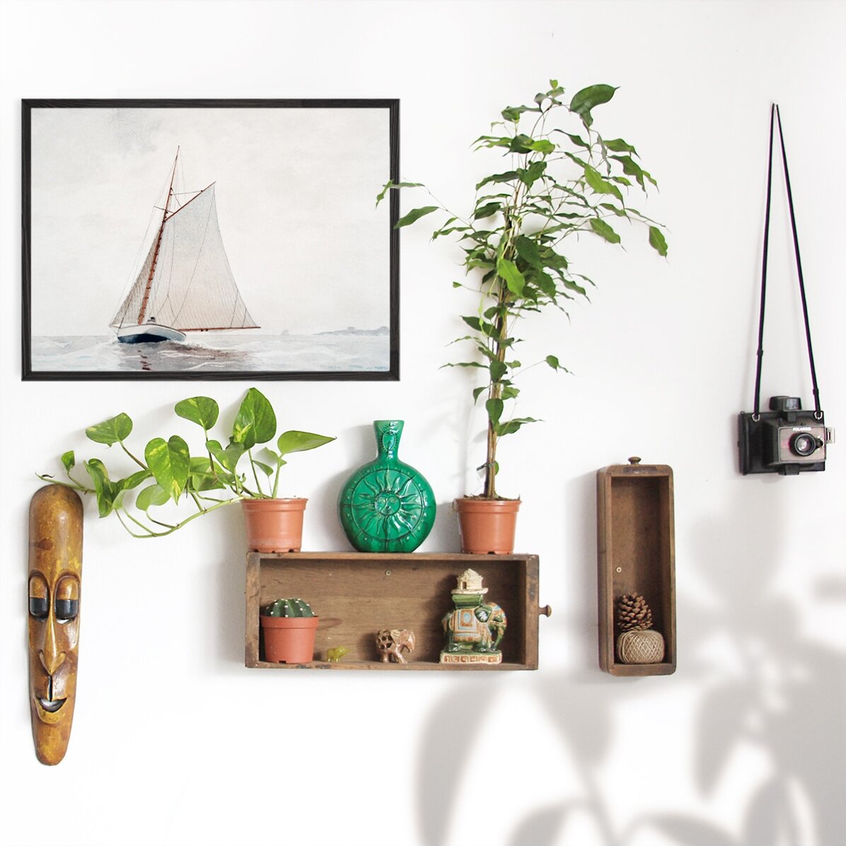 Poster landscape - Winslow Homer - Plecând in largul Gloucester 1880