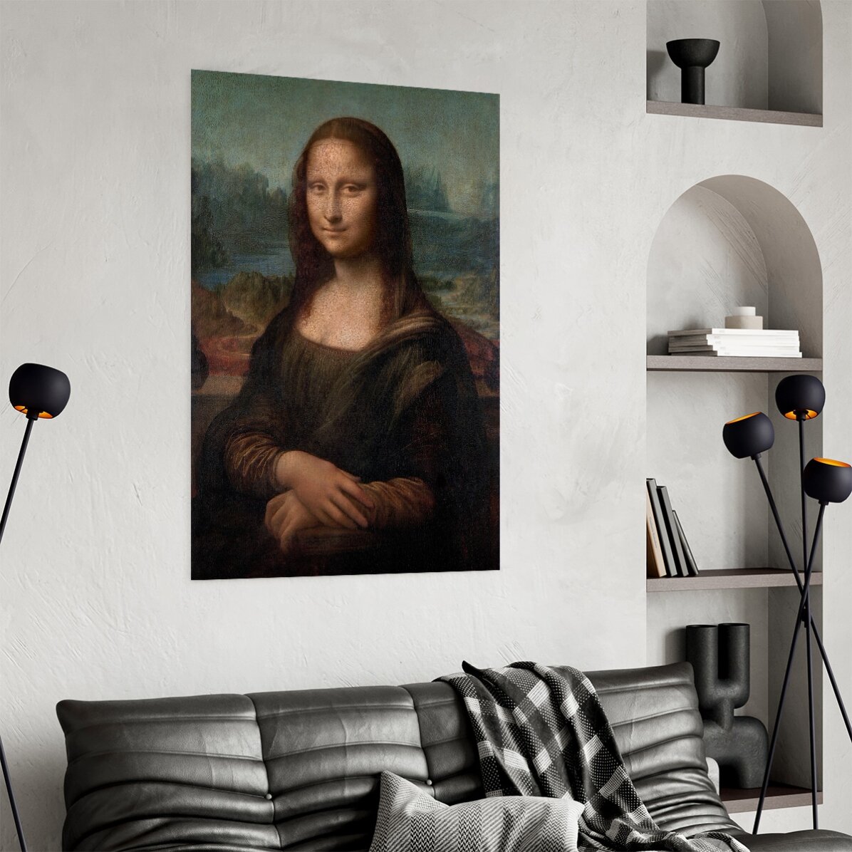 Poster Leonardo da Vinci, Mona Lisa del Giocondo, 1506