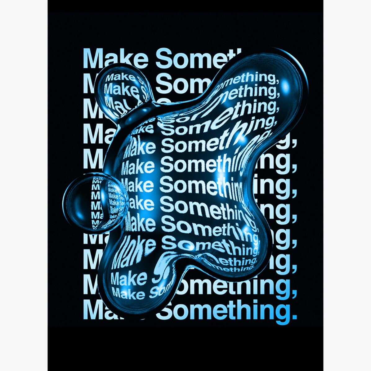 Poster Make something