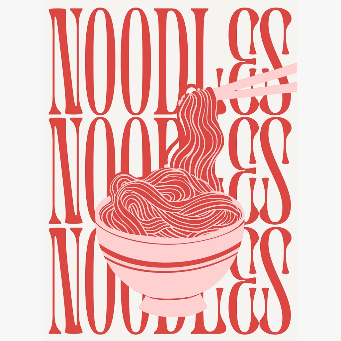 Poster Noodles Lover