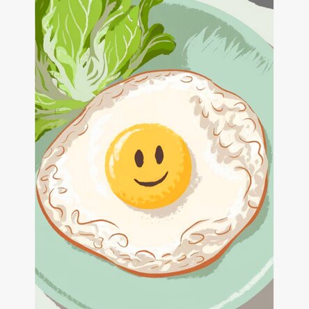 Poster Ou ochi fericit