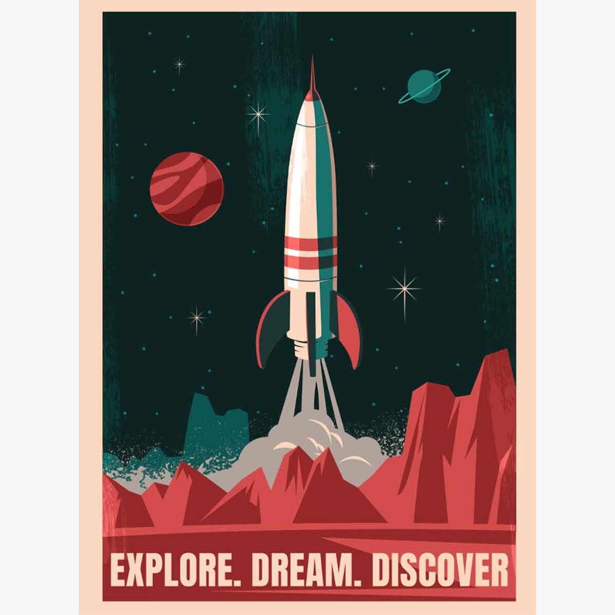 Poster Rachetă Spațială