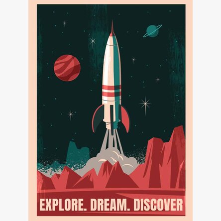 Poster Rachetă Spațială