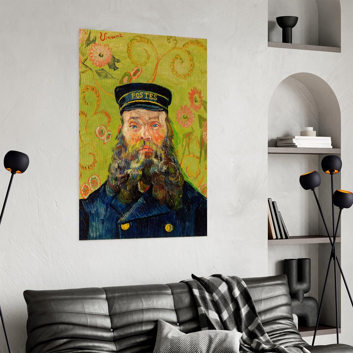 Poster Vincent van Gogh, Poștașul Joseph Roulin 1889