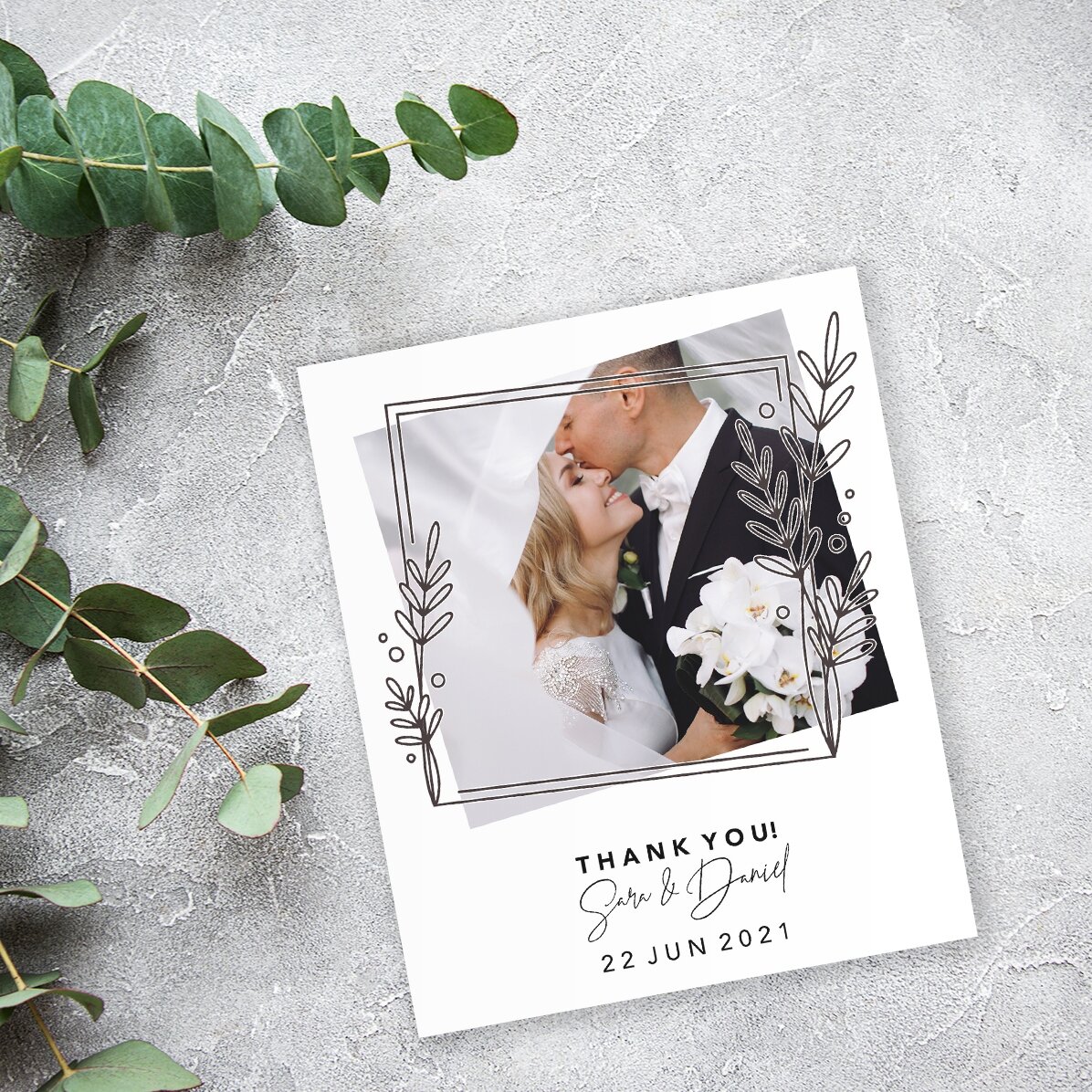 Personalised 10x12 cm photo - Wedding