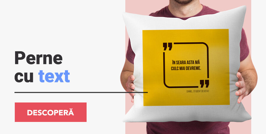 Personalised cushions with text