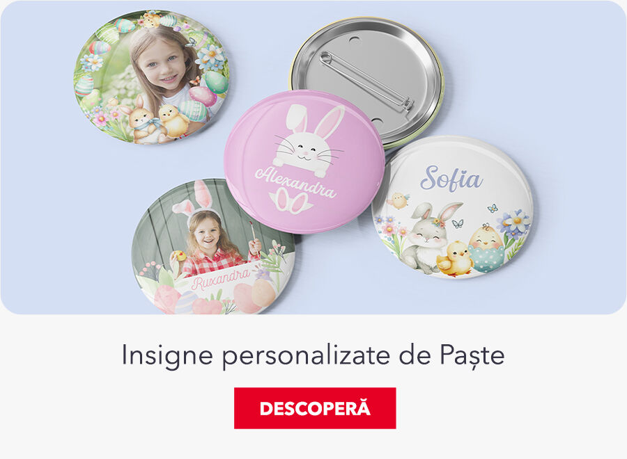 Insigne personalizate de Paște