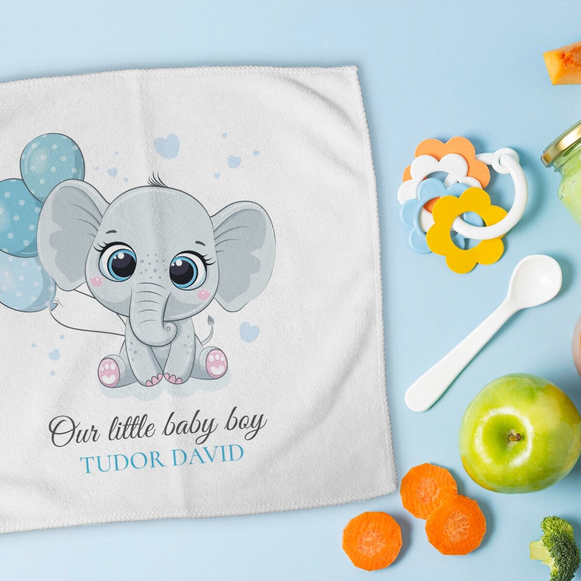 Prosop personalizat cu nume  - Baby boy