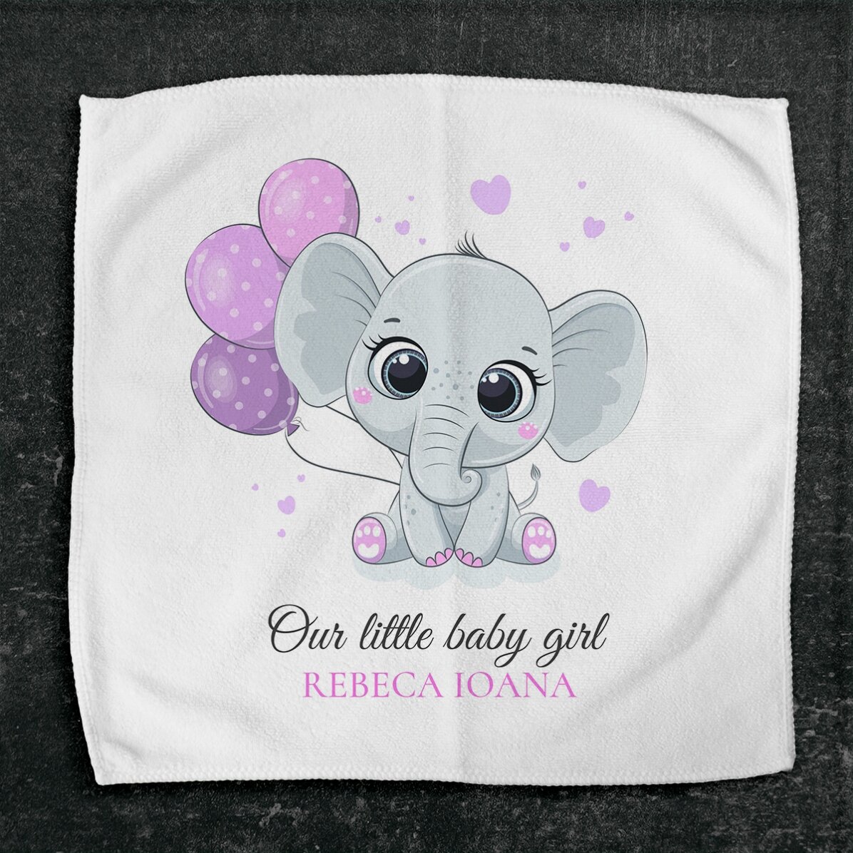 Prosop personalizat cu nume  - Baby girl