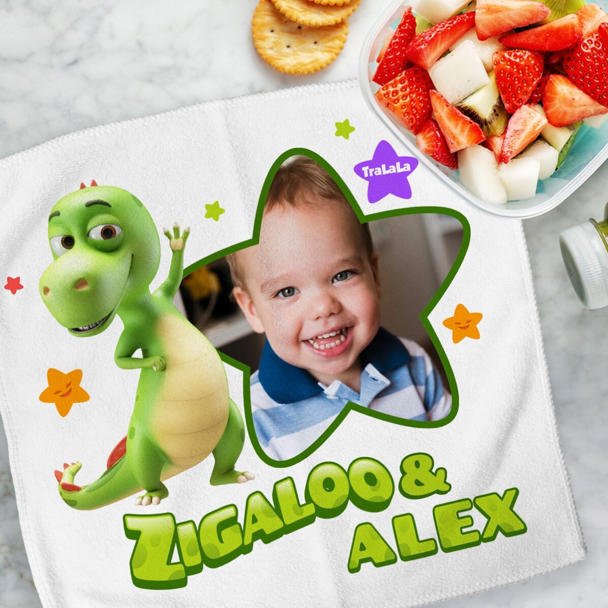 Prosop personalizat cu nume și poză - Eu și Zigaloo