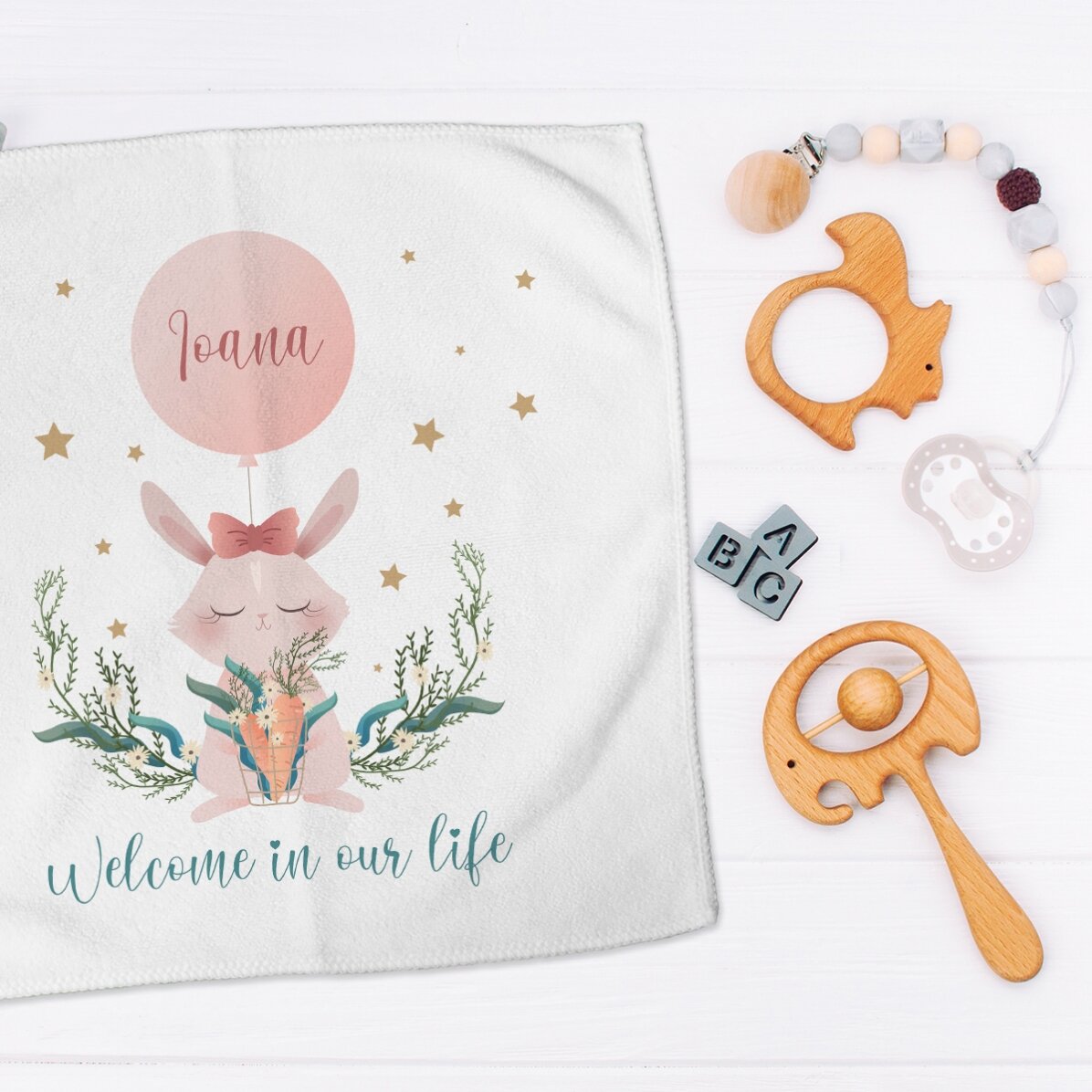 Prosop personalizat cu nume  - Welcome, babygirl