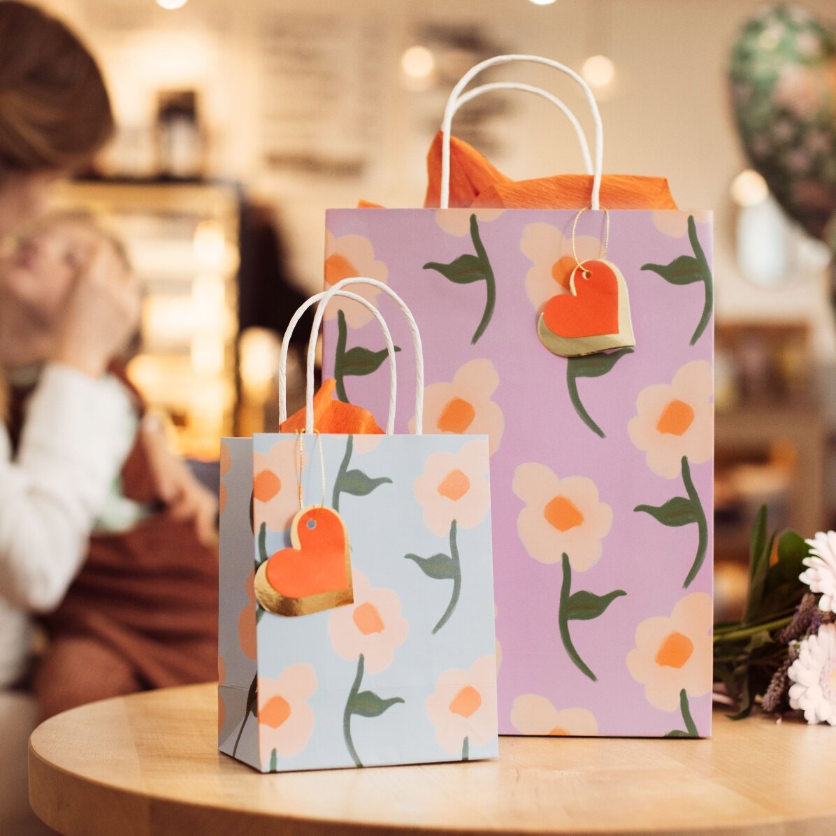 Gift bag - floral mix design