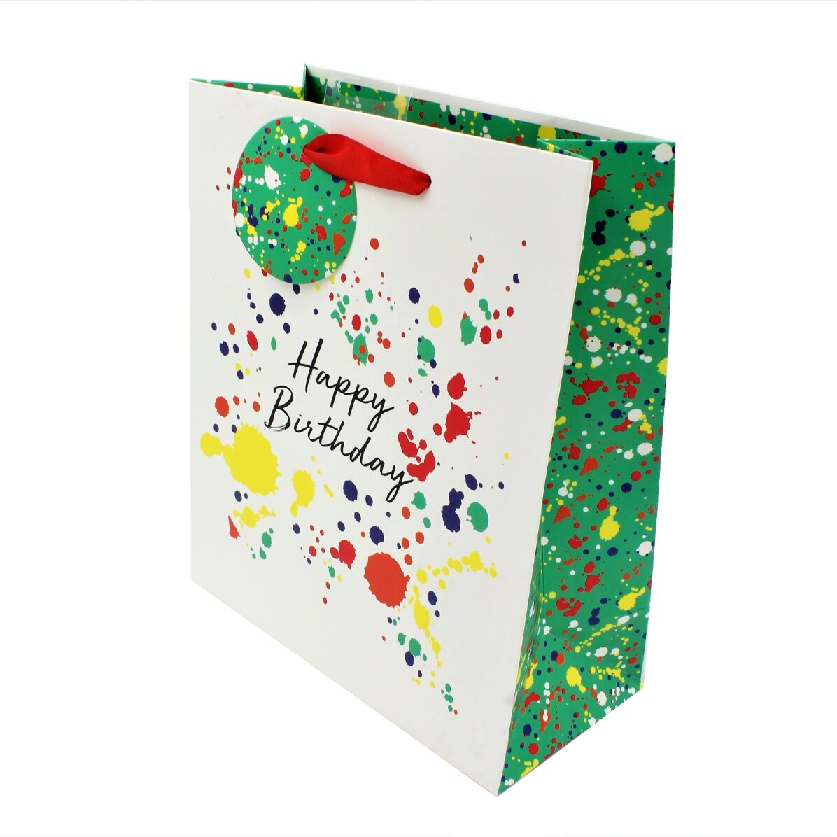 Gift bag - Happy Birthday splash design