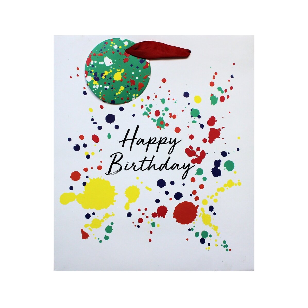 Gift bag - Happy Birthday splash design