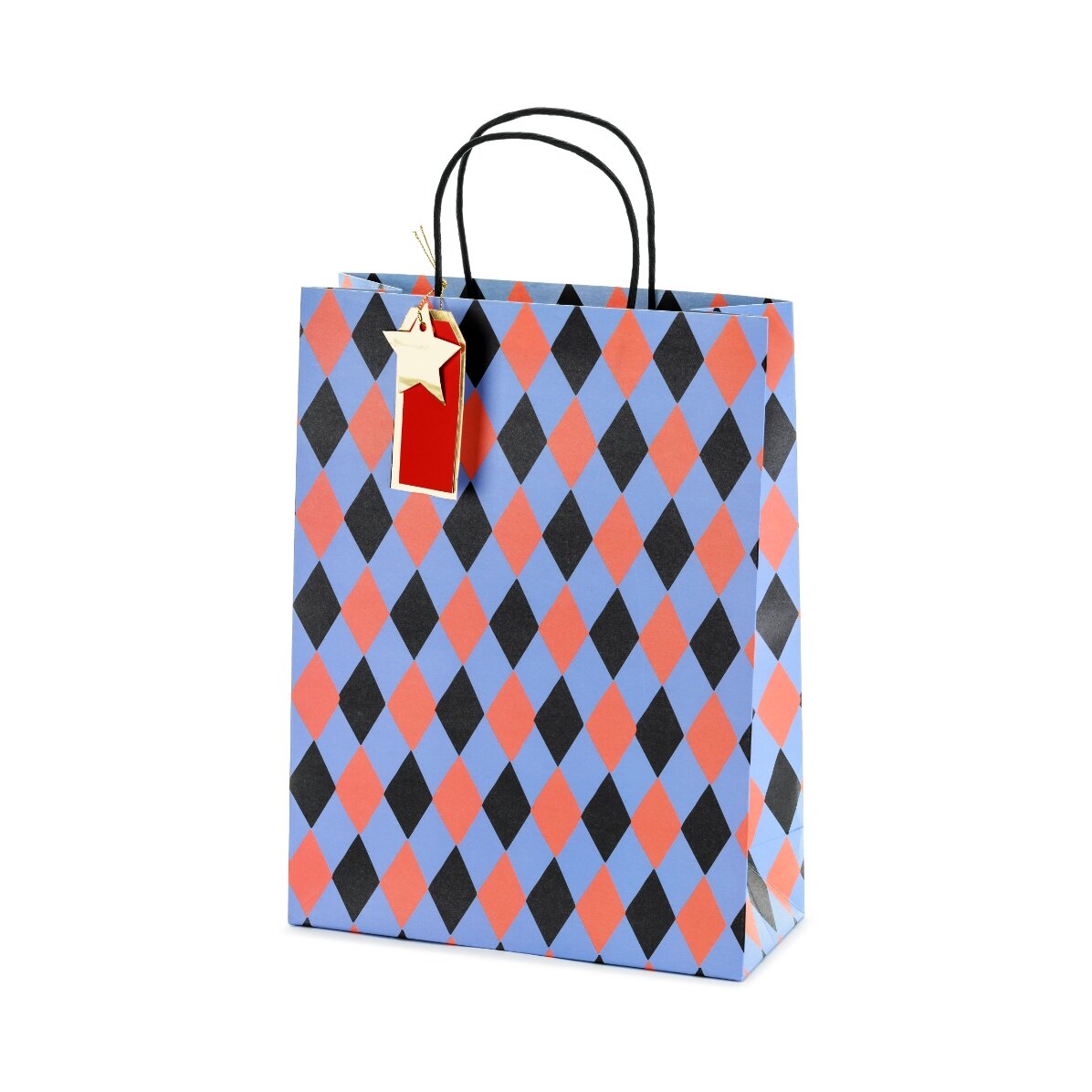 Gift bag - rhombus mix pattern