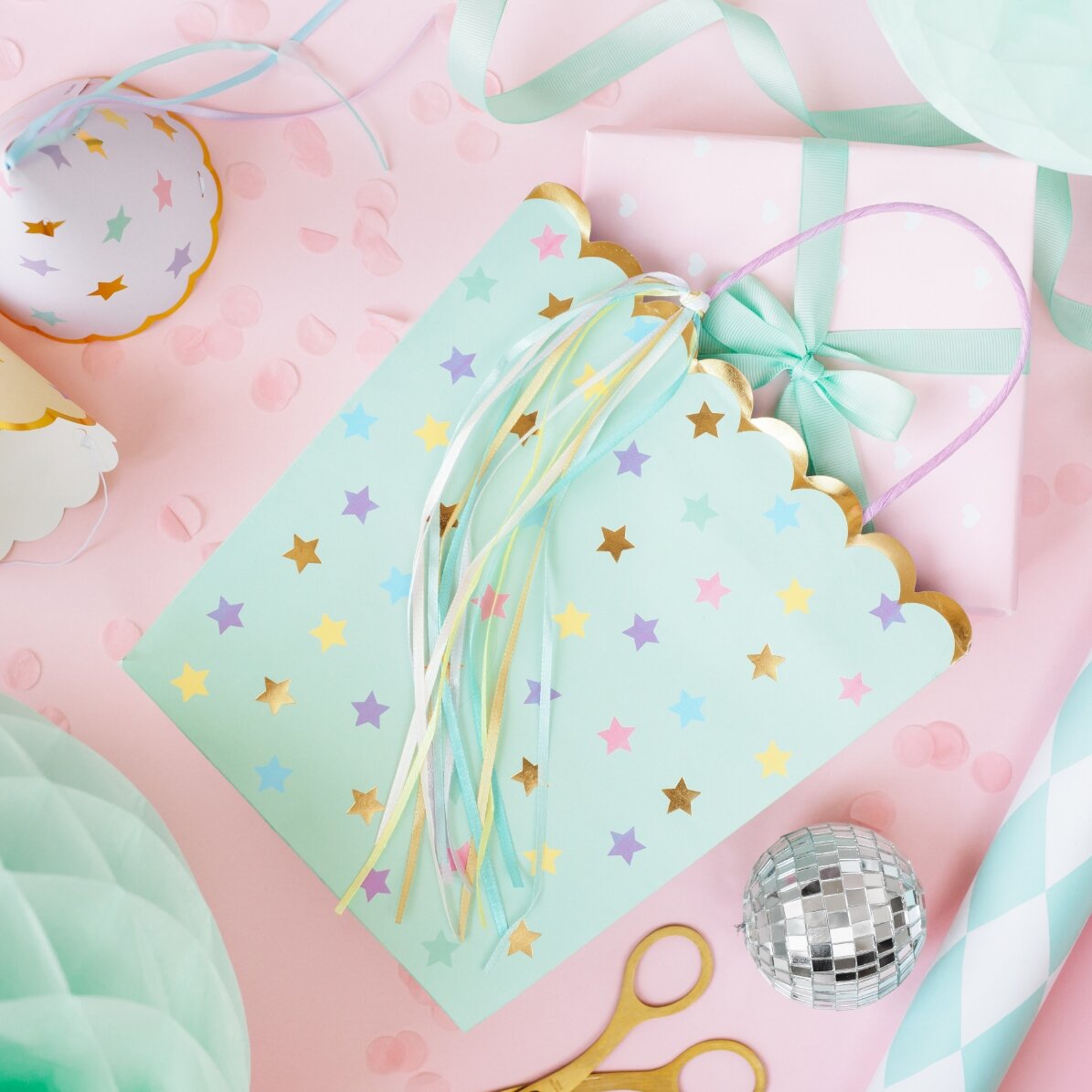 Pungă cadou - Steluțe 